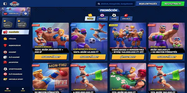 BigClash Casino: страница приветственного бонуса на мобильном