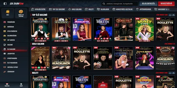 Glorion Casino: живое казино на мобильном