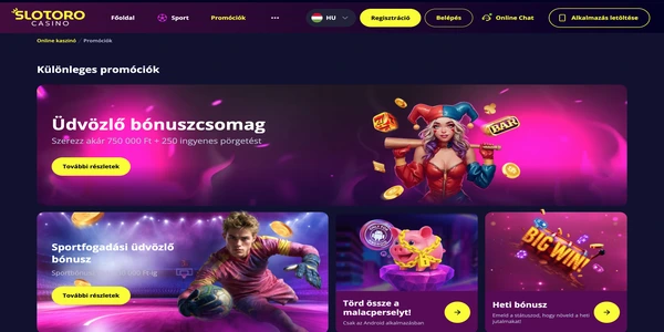 Slotoro Casino: страница приветственного бонуса на мобильном