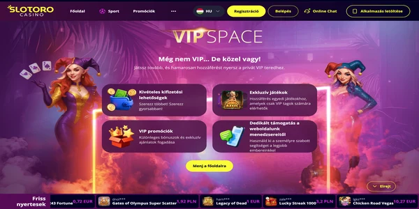 Slotoro Casino: VIP-программа на мобильном