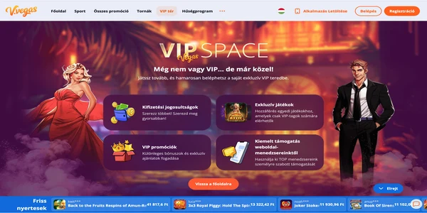 V.Vegas Casino: VIP-программа на мобильном